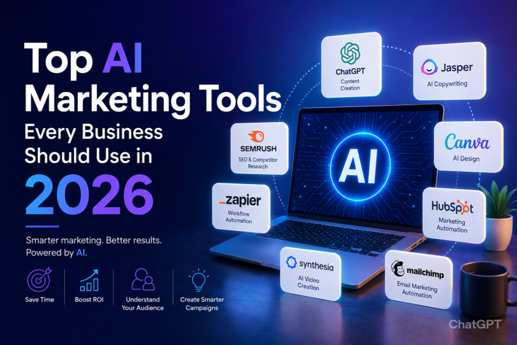 Top AI Marketing Tools Every Business Should Use in 2026